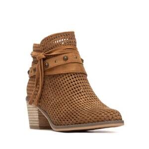 NEW XTI women's 17518002 refresh ankle boot in camel